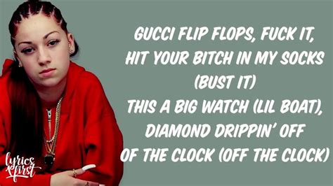 gucci flip flops traduzione bhad bhabie|gucci flip flops lyrics meaning.